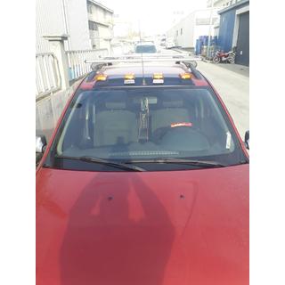 Solskärm för vindruta (LED, matt svart) Dacia Sandero 2007–2013 foto 3