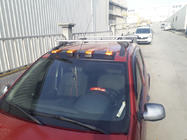 Renault Sandero 2007–2013 Solskärm för vindruta (LED, matt svart) foto 1