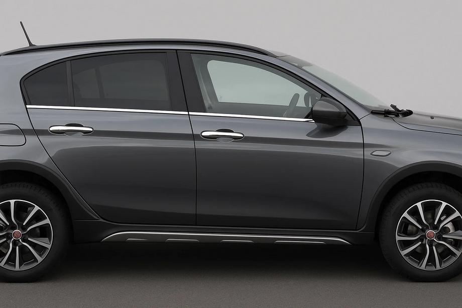 Fiat Tipo Cross 2021– Nedre fönsterlister (rostfritt stål) Carmos - turkiskt stål Image