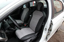 Citroen C-Elysee 2013–2022 Bilklädsel i ekoläder + tyg + Antara Antara A0010 (komplett sats) foto 8
