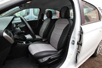 Citroen C-Elysee 2013–2022 Bilklädsel i ekoläder + tyg + Antara Antara A0010 (komplett sats) foto 1