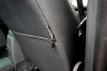 Volkswagen Passat B5 1997–2005 Sätesskydd i konstläder + tyg + alcantara Antara A006 (komplett kupésats) foto 2