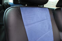 Volkswagen Passat B5 1997–2005 Sätesskydd i konstläder + tyg + alcantara Antara A006 (komplett kupésats) foto 3