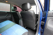 Volkswagen Passat B5 1997–2005 Sätesskydd i konstläder + tyg + alcantara Antara A006 (komplett kupésats) foto 13
