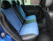 Volkswagen Passat B5 1997–2005 Sätesskydd i konstläder + tyg + alcantara Antara A006 (komplett kupésats) foto 5