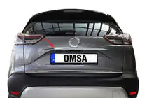 Opel Crossland X 2017–2024 Kromlist ovanför registreringsskylten (rostfritt stål) foto 4