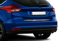 Ford Focus III 2011–2017 Bakluckekant i rostfritt stål 2015-2017 (halvkombi) foto 1