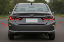 Honda City 2021– Rostfria lister för bakre stötfångarreflexer SD (2 st.) foto 1