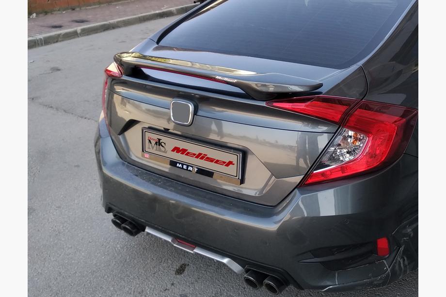 Honda Civic Sedan X 2016–2021 Spoiler Isikli (för lackering) Image