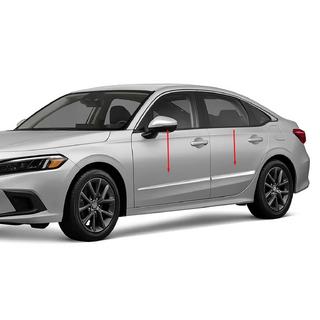 Dörrlister (4 st, rostfritt stål) Honda Civic Sedan 2021– foto 1