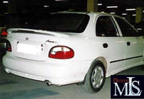 Hyundai Accent 1994–1999 Sport sidokjolar (för lackering) foto 1