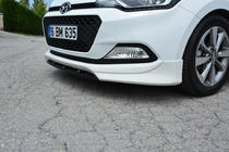 Hyundai I-20 2014–2020 Meliset frontläpp till stötfångare (för lackering) foto 2