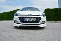 Hyundai I-20 2014–2020 Meliset frontläpp till stötfångare (för lackering) foto 3