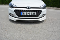 Hyundai I-20 2014–2020 Meliset frontläpp till stötfångare (för lackering) foto 4