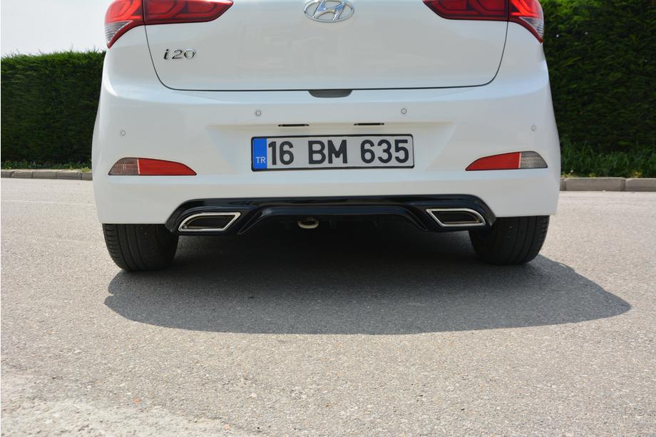Hyundai I-20 2014–2020 Bakdiffusor Meliset (för lackering) Image