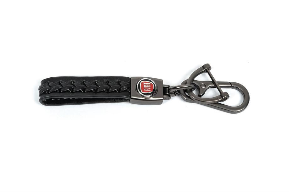 Fiat Nyckelring i läder V2 med Fiat-logotyp Image