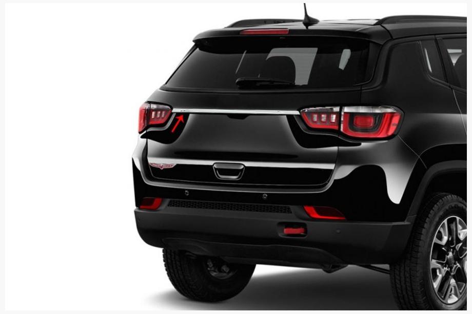 Jeep Compass 2016– Kromlist till baklucka (rostfritt stål) Image