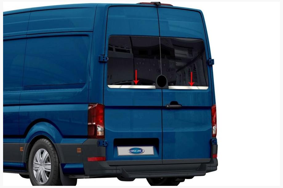 Volkswagen Crafter 2016– Rutkantlist (2 st., rostfritt stål) Image