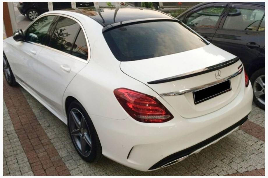 Mercedes C-class W205 2014–2021 OmsaLine spoiler (för lackering) Image
