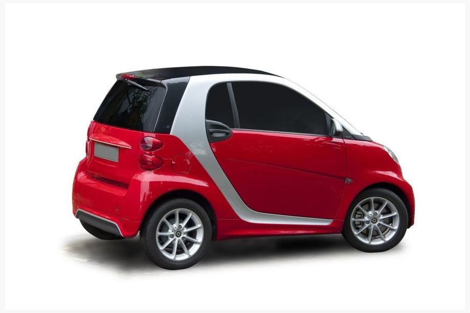 Smart 2007–2014 Kromlist ovanför registreringsskylten Image