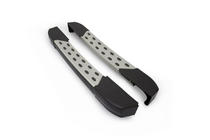 Volkswagen LT 1995–2006 DOT-Line sidosteg bakom hjulet (2 st, aluminium) foto 3