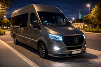 Mercedes Sprinter W907/W910 2018– Nedre frontläpp till främre stötfångare (för lackering) foto 3
