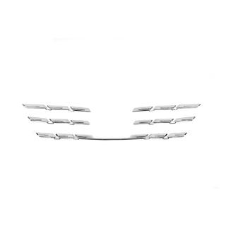 Rostfria kromlister för grillen 2021+ (set 5 st) Renault Megane IV 2016–2025 foto 3