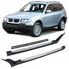 BMW X3 E83 2003–2010 Cixtai sidosteg (2 st, aluminium) foto 1