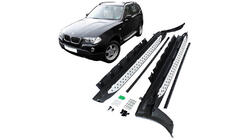 BMW X3 E83 2003–2010 Cixtai sidosteg (2 st, aluminium) foto 3