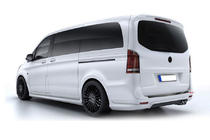 Mercedes Vito/V-klass W447 2014– Skyddslister för bakre stötfångare (äkta kolfiber) foto 3