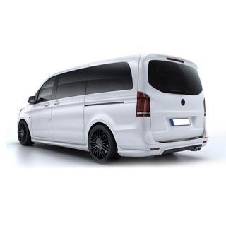 Skyddslister för bakre stötfångare (äkta kolfiber) Mercedes Vito/V-klass W447 2014– foto 3