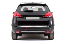 Peugeot 2008 2013–2019 Kromlist till baklucka (rostfritt stål) foto 1