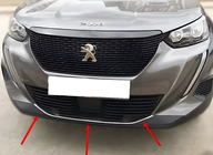 Peugeot 2008 2019– Kromad skyddslist för främre stötfångare (1 st, rostfritt stål) foto 1