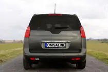 Peugeot 5008 2009–2016 Kromlist ovanför registreringsskylt OmsaLine (rostfritt stål) foto 1