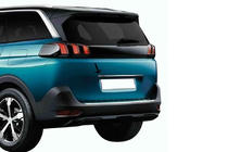 Peugeot 5008 2016–2023 Kromlist ovanför registreringsskylt OmsaLine (rostfritt stål) foto 1
