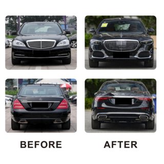 Restylingkit för W223 Maybach Mercedes S-сlass W221 2005–2013 foto 4