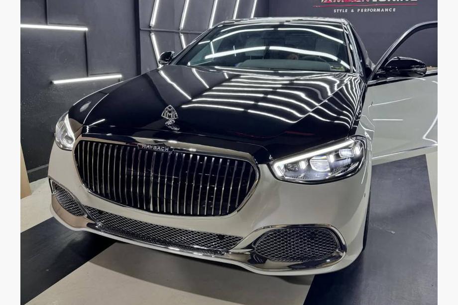 Mercedes S-class W221 2005–2013 Restylingkit för W223 Maybach Foto 6