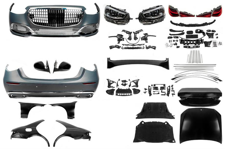 Mercedes S-class W221 2005–2013 Restylingkit för W223 Maybach Foto 2