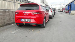 Seat Leon 2013–2020 Bakre stötfångaröverlägg (för lackering) foto 3