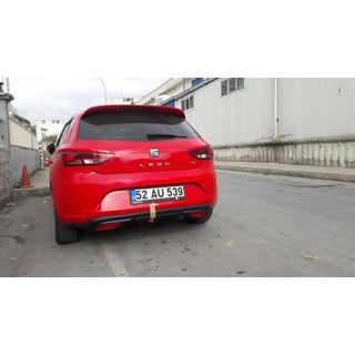 Bakre stötfångaröverlägg (för lackering) Seat Leon 2013–2020 foto 2