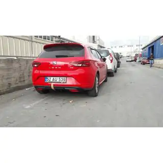 Bakre stötfångaröverlägg (för lackering) Seat Leon 2013–2020 foto 3