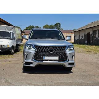 Mini-facelift ombyggnadskit från modell 2008-2015 till TRD Sport (stötfångare, strålkastare) Lexus LX570/450d 2008–2022 foto 3