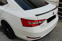 Skoda Superb 2015–2024 Lipspoiler (Omsa, svart) foto 1