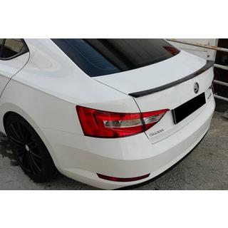 Lipspoiler (Omsa, svart) Skoda Superb 2015–2024