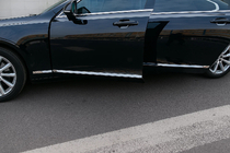 Volvo S90/V90 2016– Kromade dörrlister (för V90, rostfritt stål) foto 3