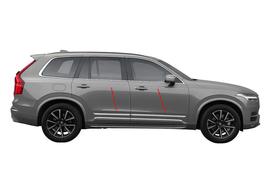 Volvo XC90 2015– Dörrlister i rostfritt stål (set 4 st) Image