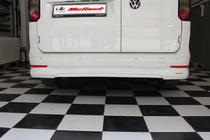 Volkswagen Caddy 2020– Bakre stötfångaröverlägg (för lackering) Lång hjulbas foto 3