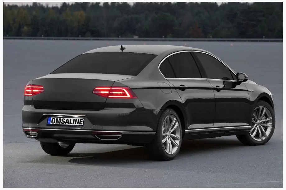 Volkswagen Passat B8 2015–2023 List ovanför registreringsskylt SD (OmsaLine, rostfritt stål) Image