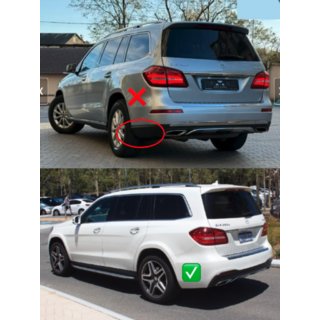 AMG V1 bodykit med bakre diffuser (GLS63) foto 2