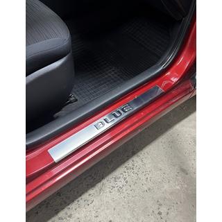 Instegslister Carmos Blue V2 (4 st, rostfritt stål) Hyundai Accent 2011–2017 foto 3